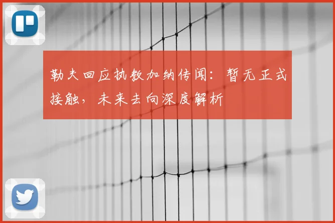 勒夫回应执教加纳传闻：暂无正式接触，未来去向深度解析